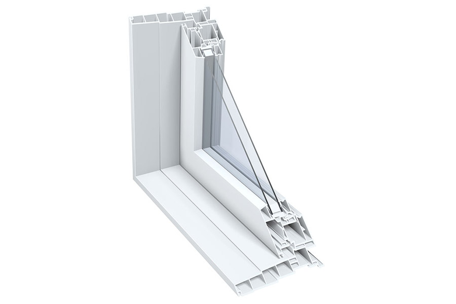 6 9/16 awning window pvc frame