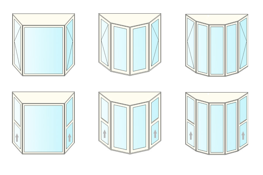 Bay or Bow Window Configurations