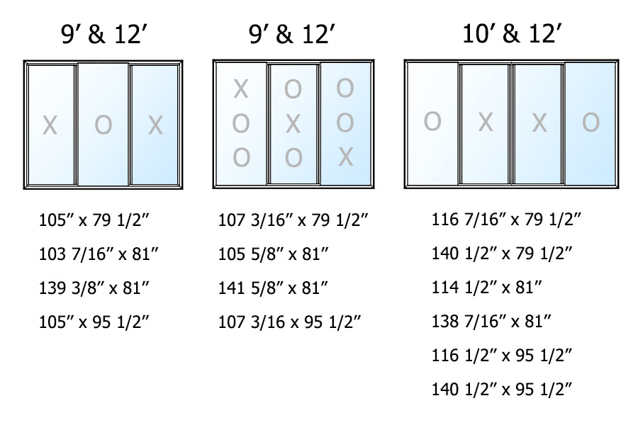 Element Patio door dimensions
